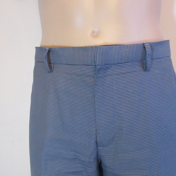 Banana Republic Men Dress Grey Black  Pattern Cotton   Pants Slim Fit  32x30 - Picture 14 of 14